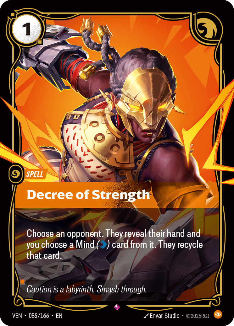Decree of Strength — Riftbound VEN-085/166