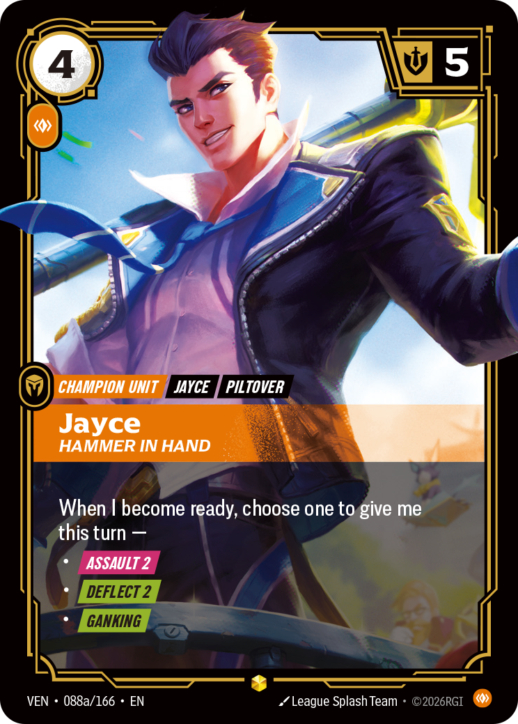 Jayce, Hammer in Hand — Riftbound VEN-088a/166