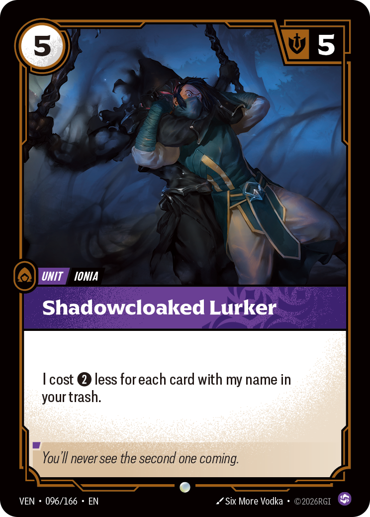 Shadowblade Lurker — Riftbound VEN-096/166