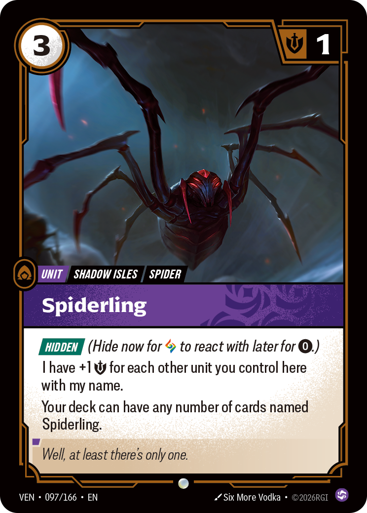 Spiderling — Riftbound VEN-097/166