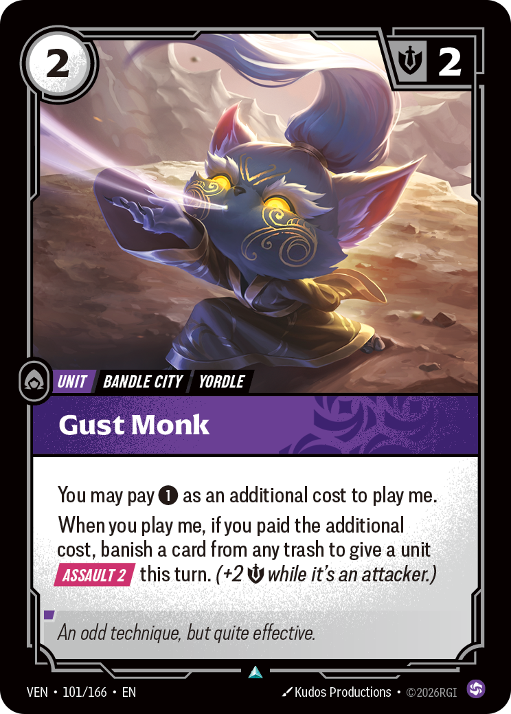 Gust Monk — Riftbound VEN-101/166