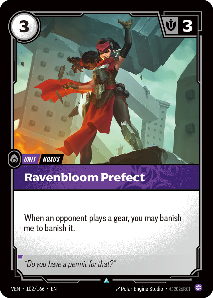 Ravenbloom Prefect — Riftbound VEN-102/166