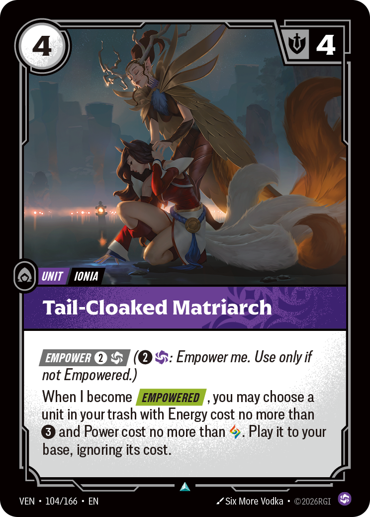 Tail-Cloaked Matriarch — Riftbound VEN-104/166