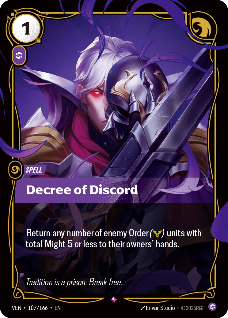Decree of Discord — Riftbound VEN-107/166