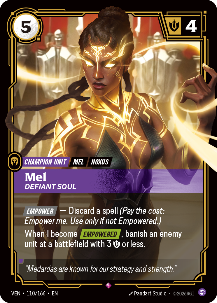 Mel, Defiant Soul — Riftbound VEN-110/166