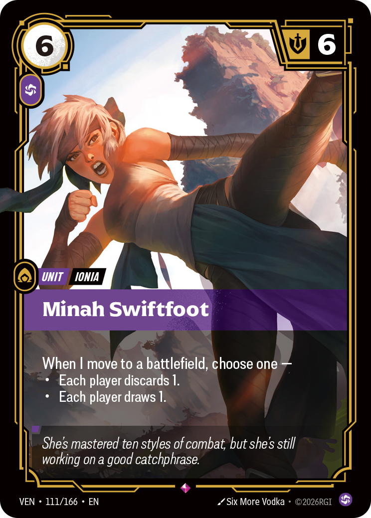 Minah Swiftfoot — Riftbound VEN-111/166
