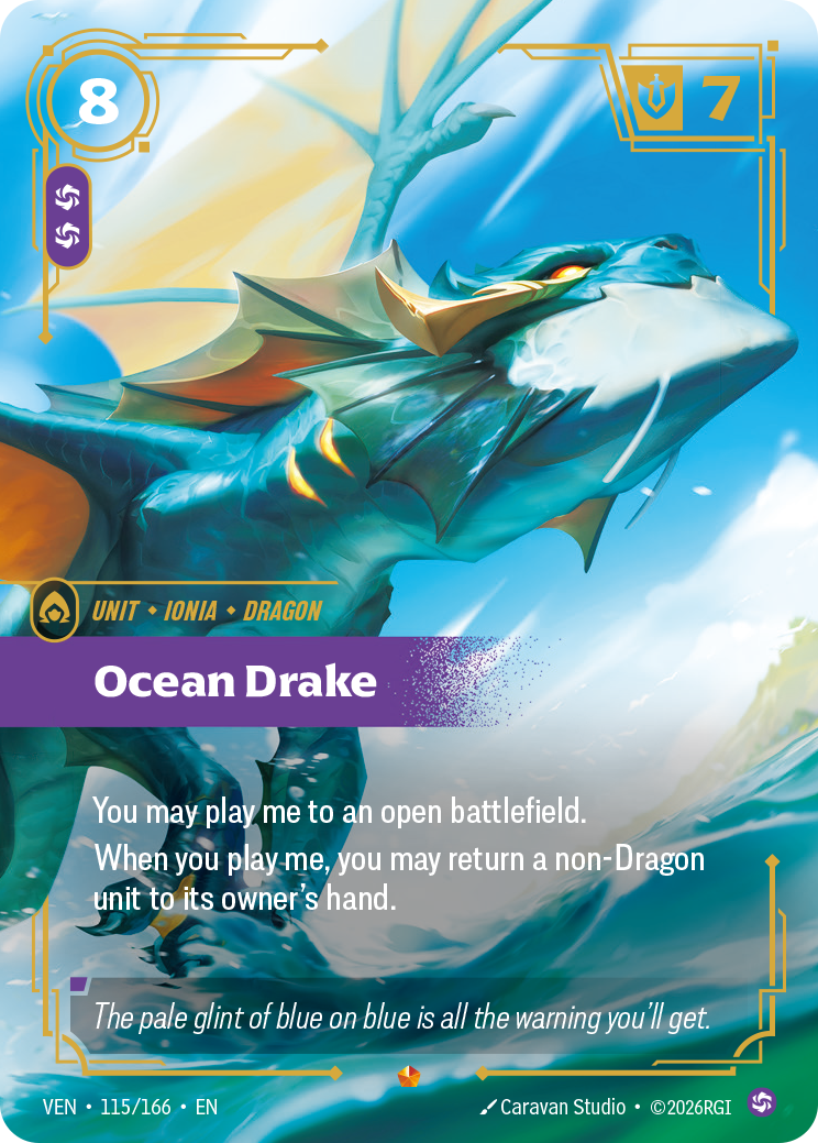 Ocean Drake — Riftbound VEN-115/166