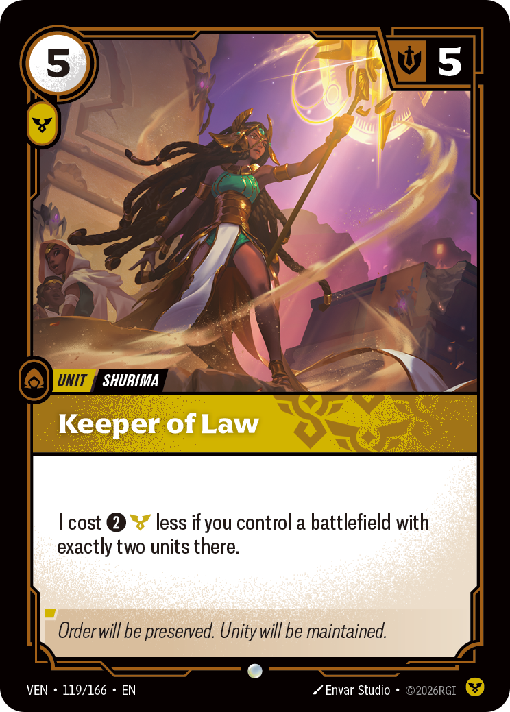 Keeper of Law — Riftbound VEN-119/166