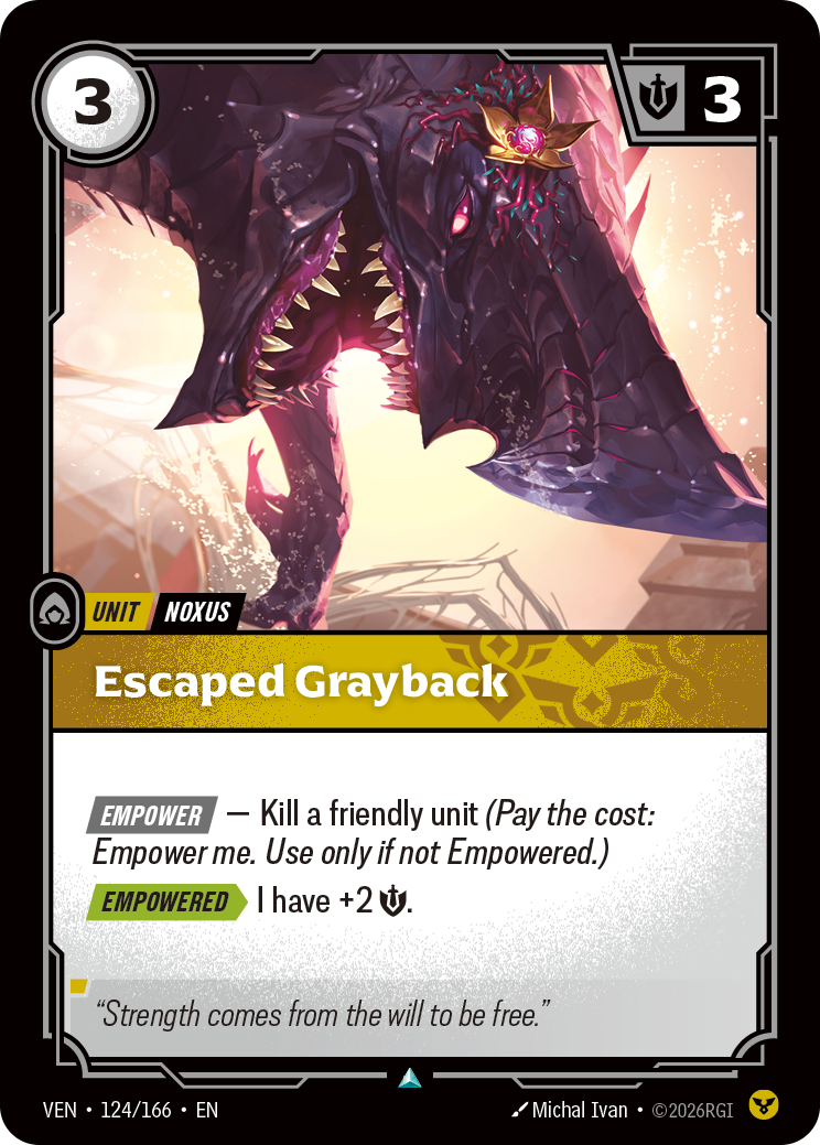 Escaped Grayback — Riftbound VEN-124/166