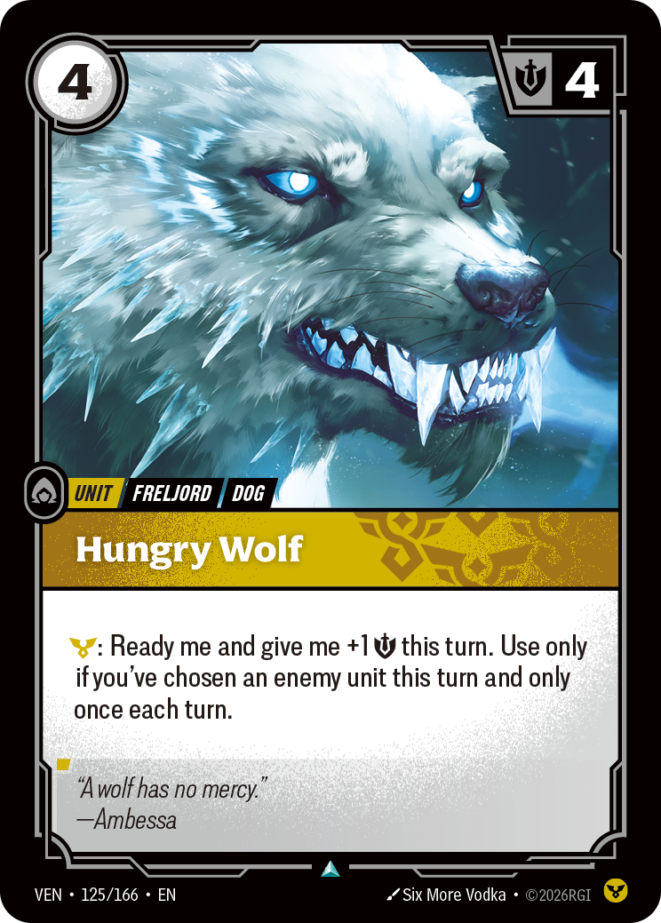 Hungry Wolf — Riftbound VEN-125/166