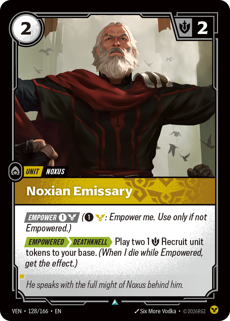 Noxian Emissary — Riftbound VEN-128/166