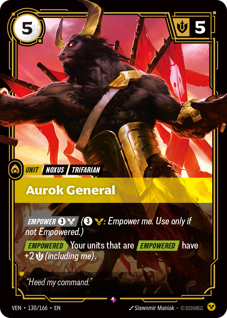 Aurok General — Riftbound VEN-130/166