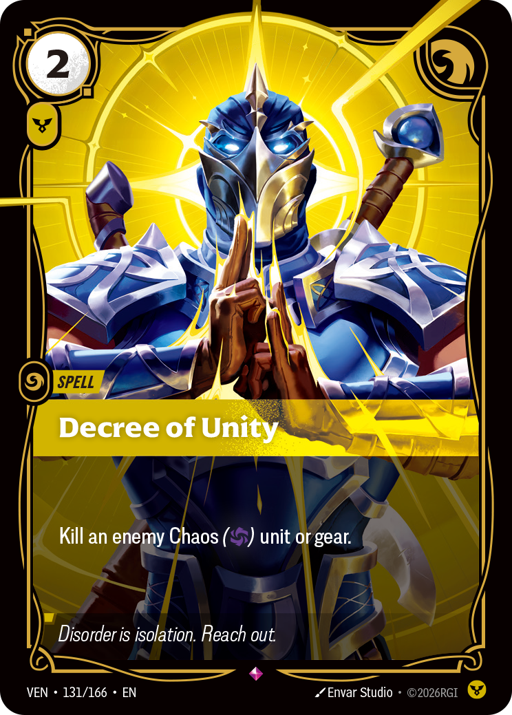 Decree of Unity — Riftbound VEN-131/166