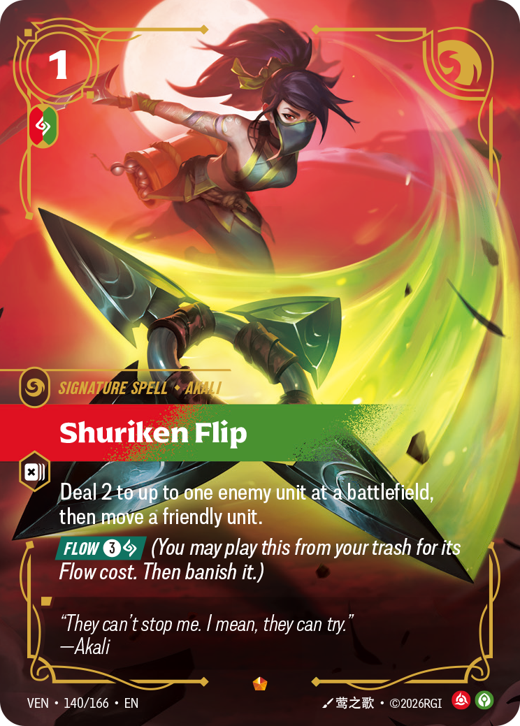 Shuriken Flip — Riftbound VEN-140/166