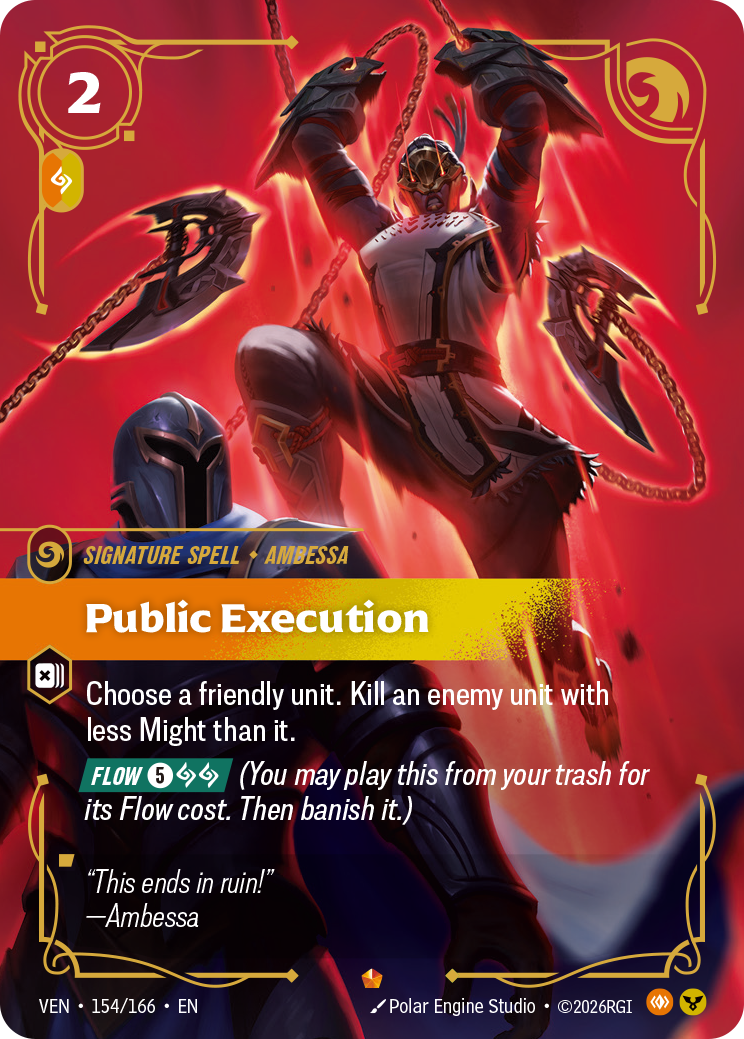 Public Execution — Riftbound VEN-154/166