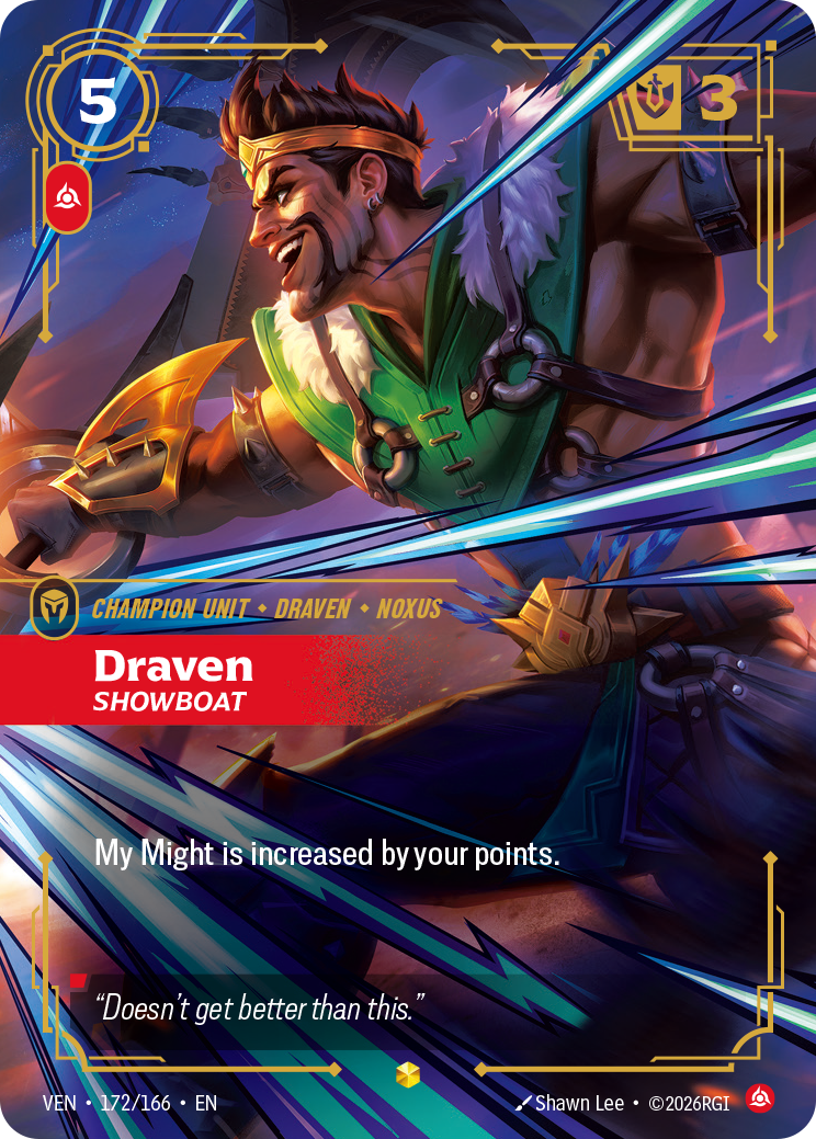 Draven, Showboat — Riftbound VEN-172/166