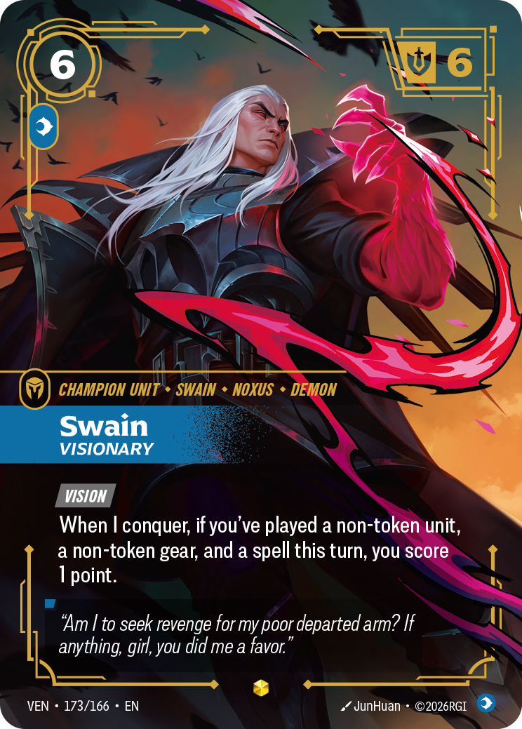 Swain, Visionary — Riftbound VEN-173/166