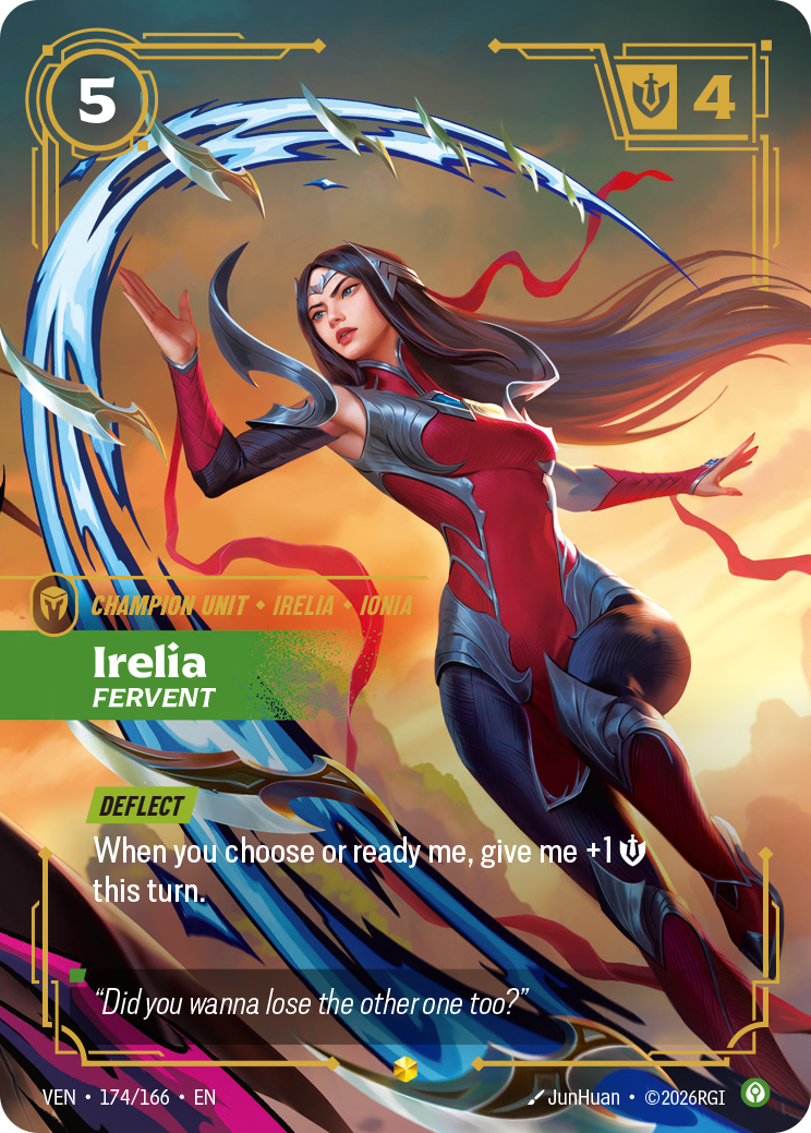 Irelia, Fervent — Riftbound VEN-174/166