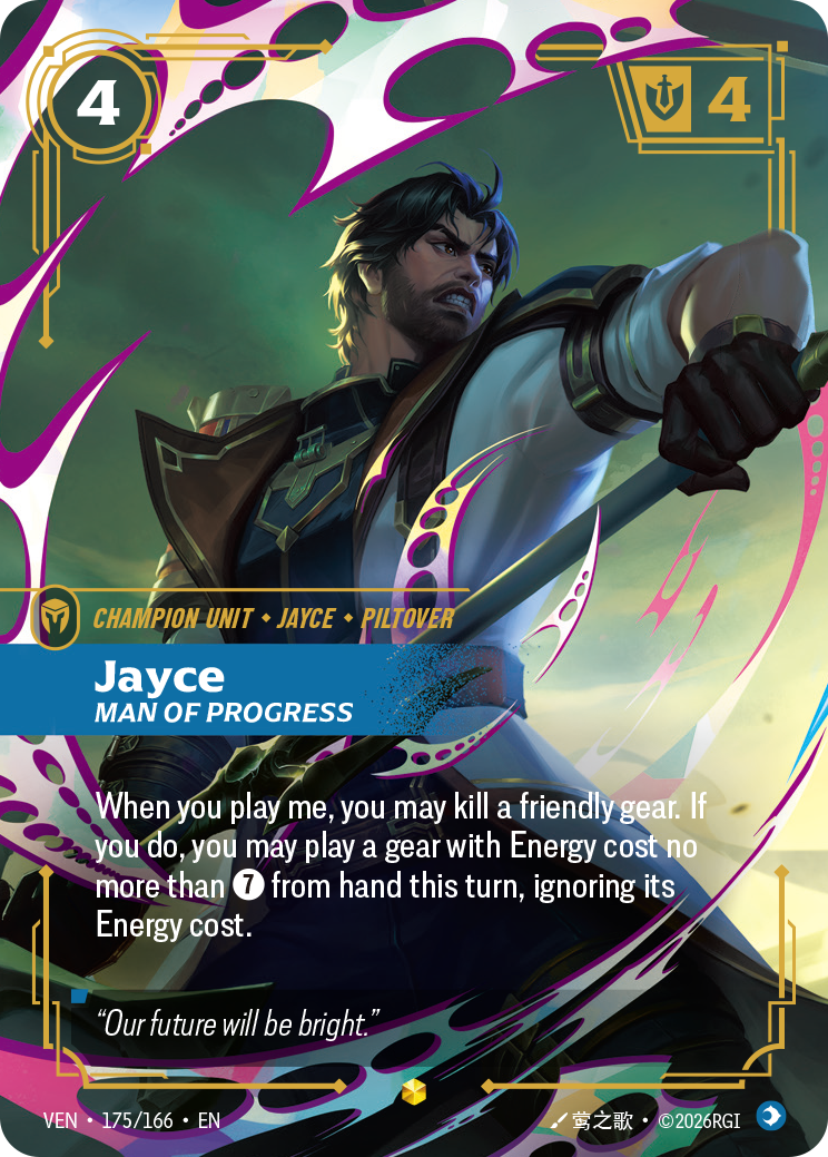 Jayce, Man of Progress — Riftbound VEN-175/166