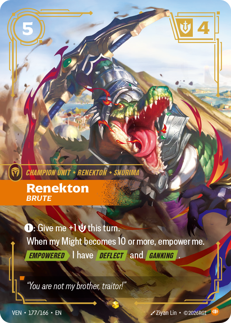 Renekton, Brute — Riftbound VEN-177/166