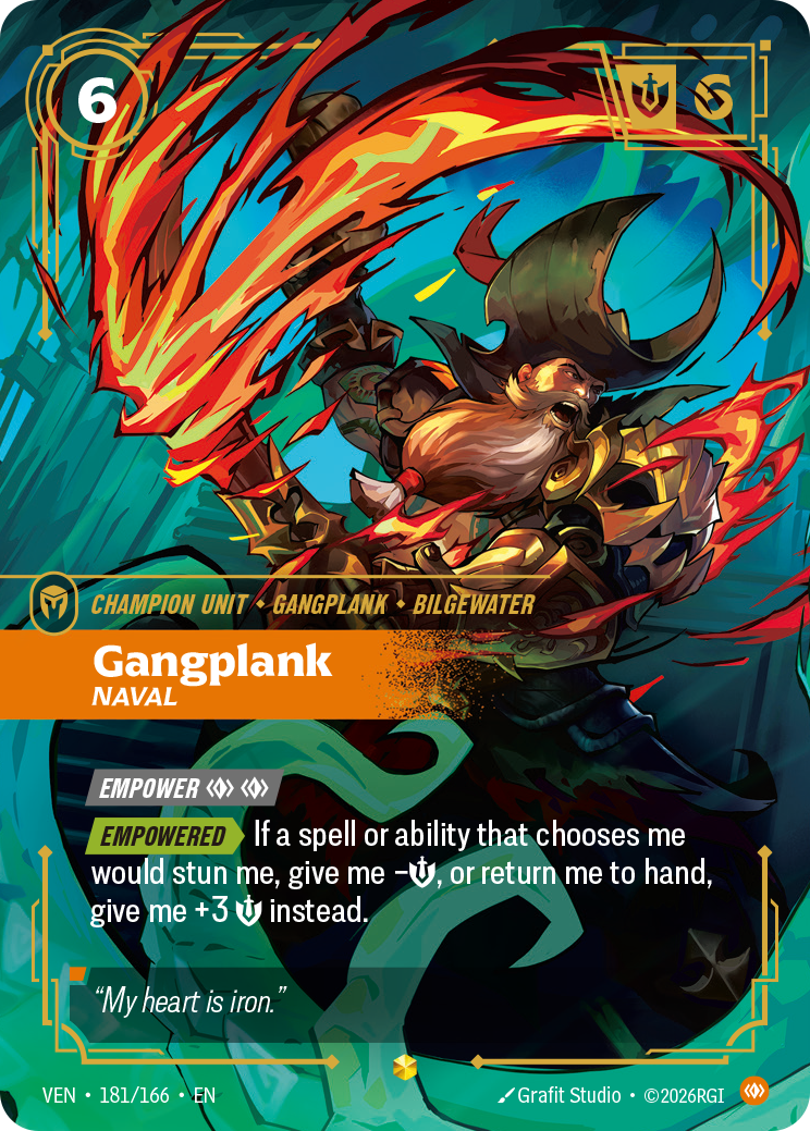 Gangplank, Naval — Riftbound VEN-181/166