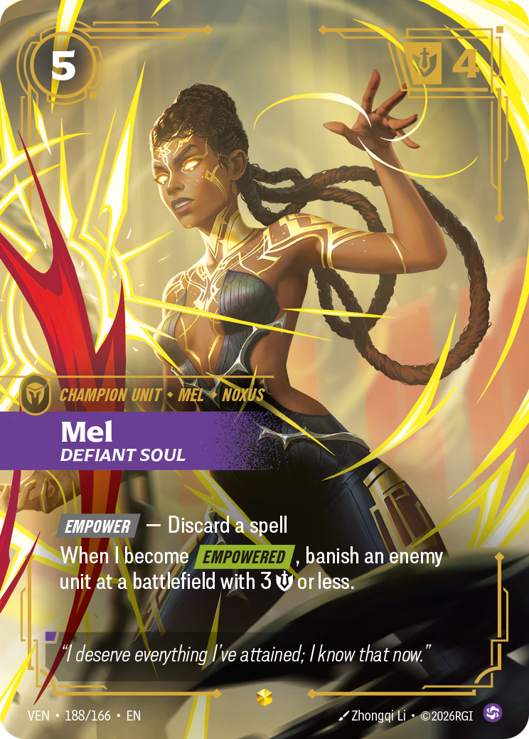 Mel, Defiant Soul — Riftbound VEN-188/166
