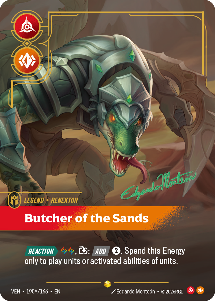 Butcher of the Sands — Riftbound VEN-190*/166