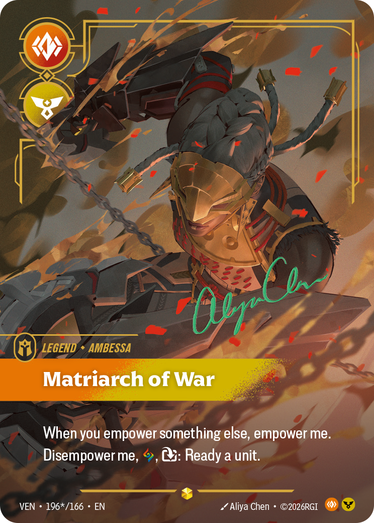 Matriarch of War — Riftbound VEN-196*/166