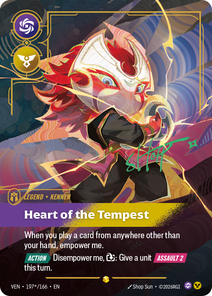Heart of the Tempest — Riftbound VEN-197*/166