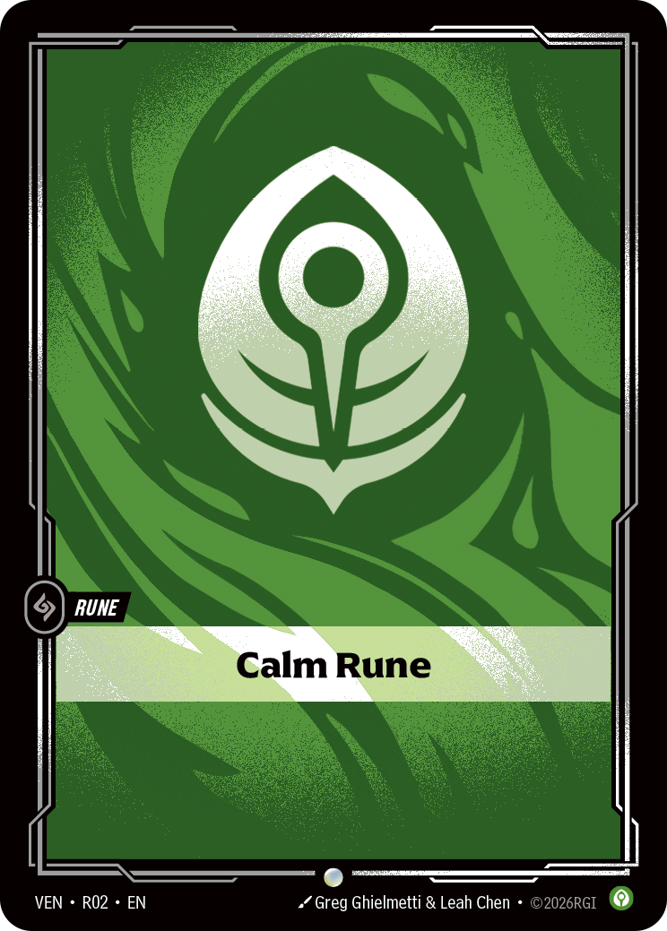 Calm Rune — Riftbound VEN-R02