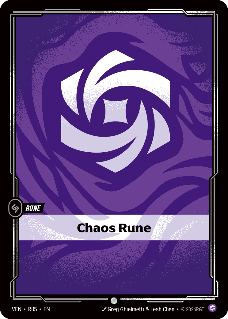 Chaos Rune — Riftbound VEN-R05