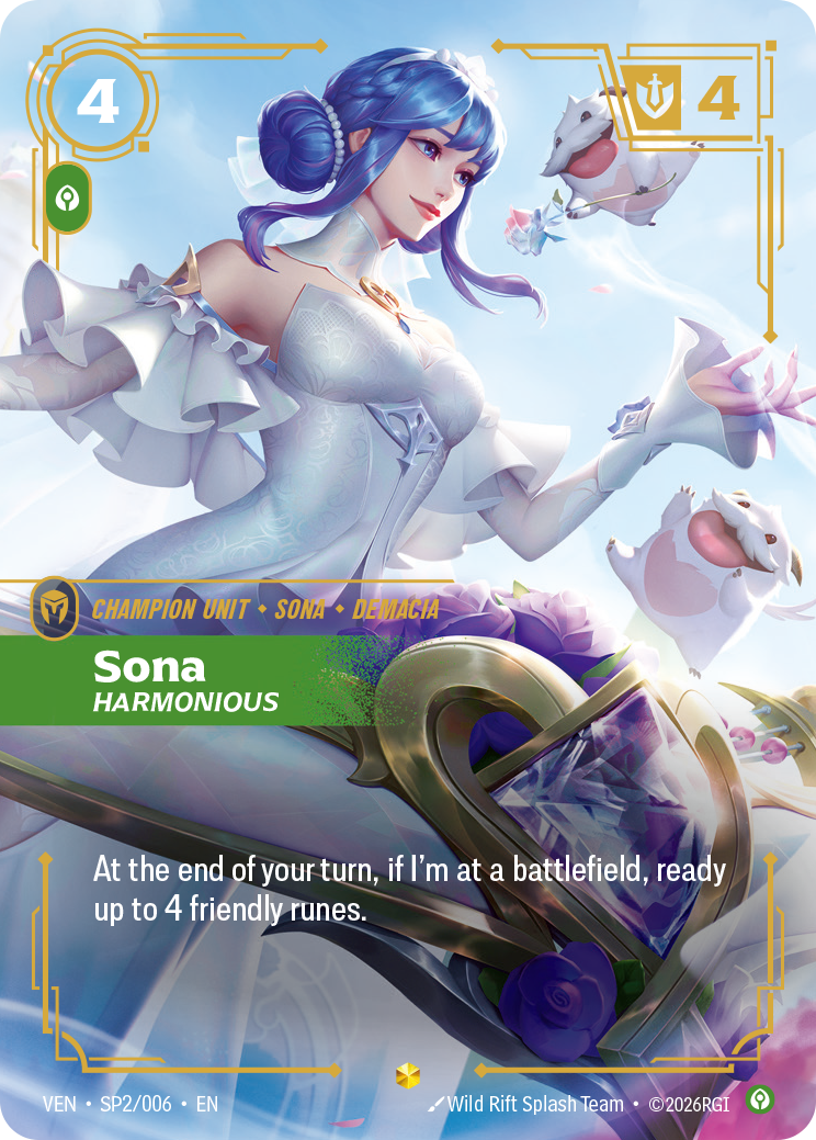 Sona, Harmonious — Riftbound VEN-SP2/006