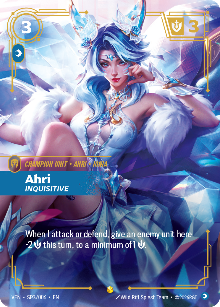Ahri, Inquisitive — Riftbound VEN-SP3/006