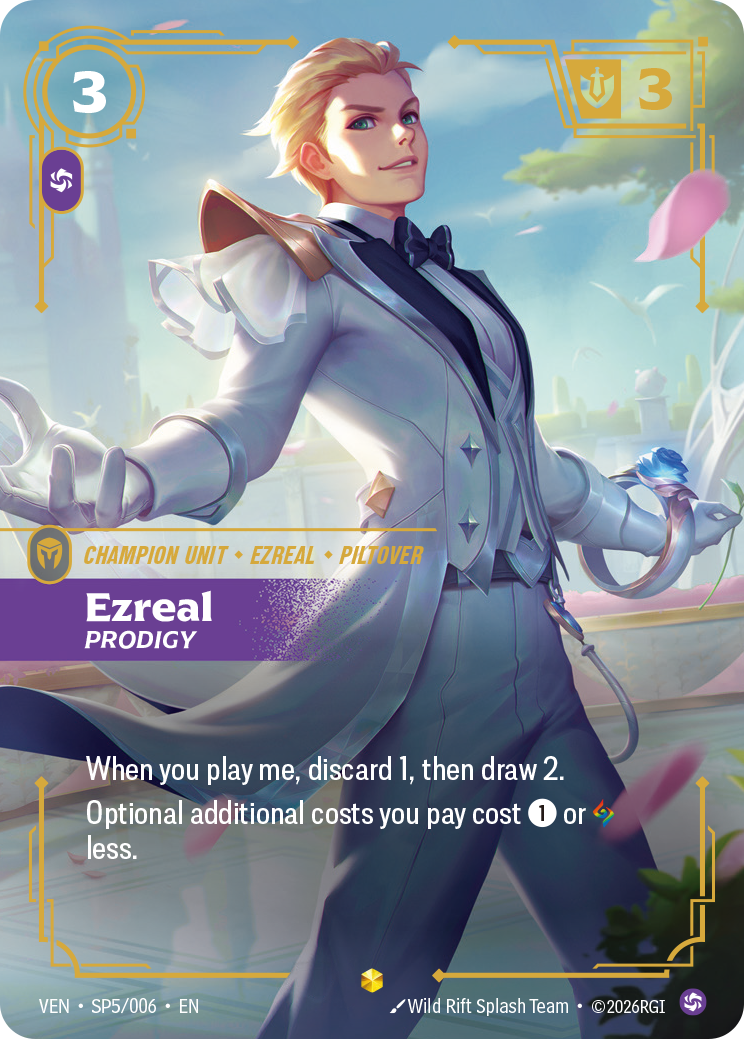 Ezreal, Prodigy — Riftbound VEN-SP5/006